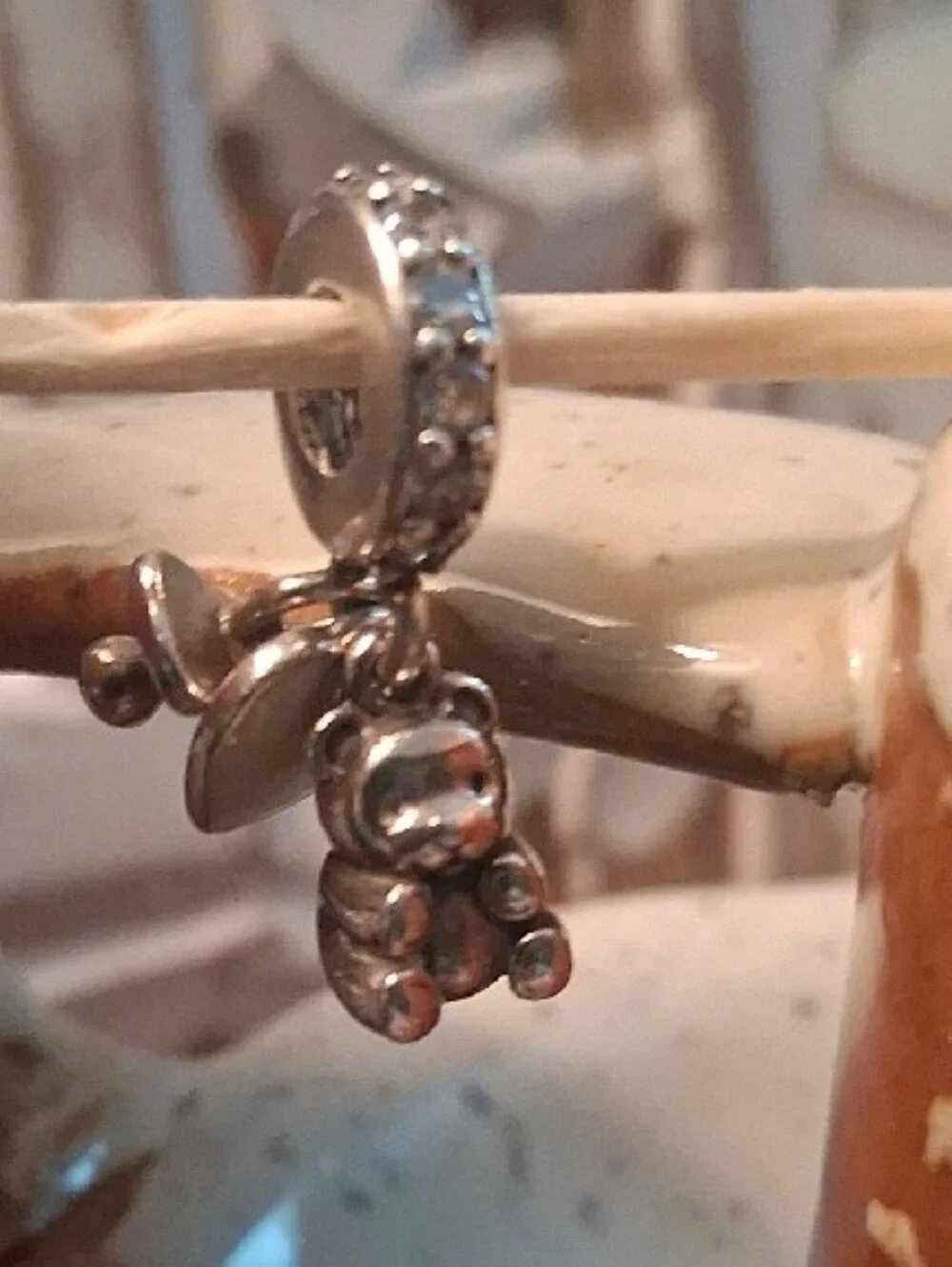 Pandora Silver Multi-Charm Dangle Pendant